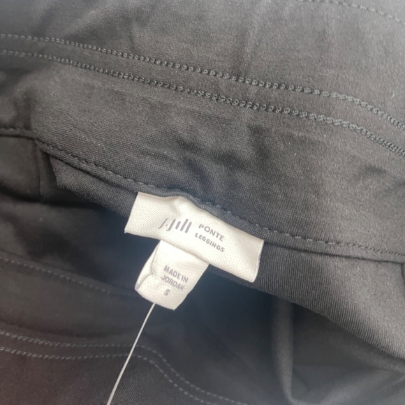 NWT J. Jill Ponte Leggings Small Black - Picture 6 of 9